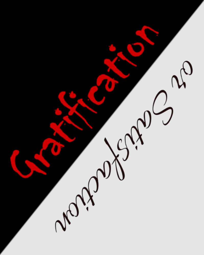 Gratification or Satisfaction Display Image