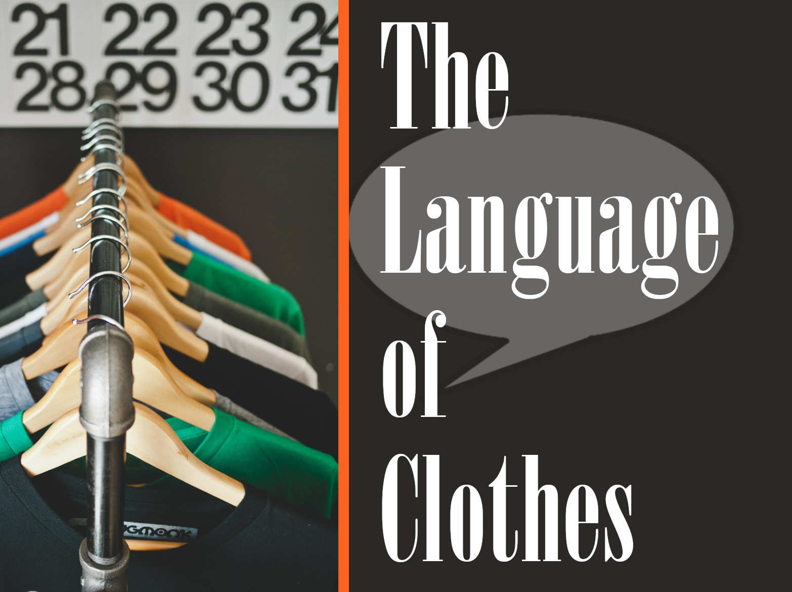 The Language of Clothes Display Image