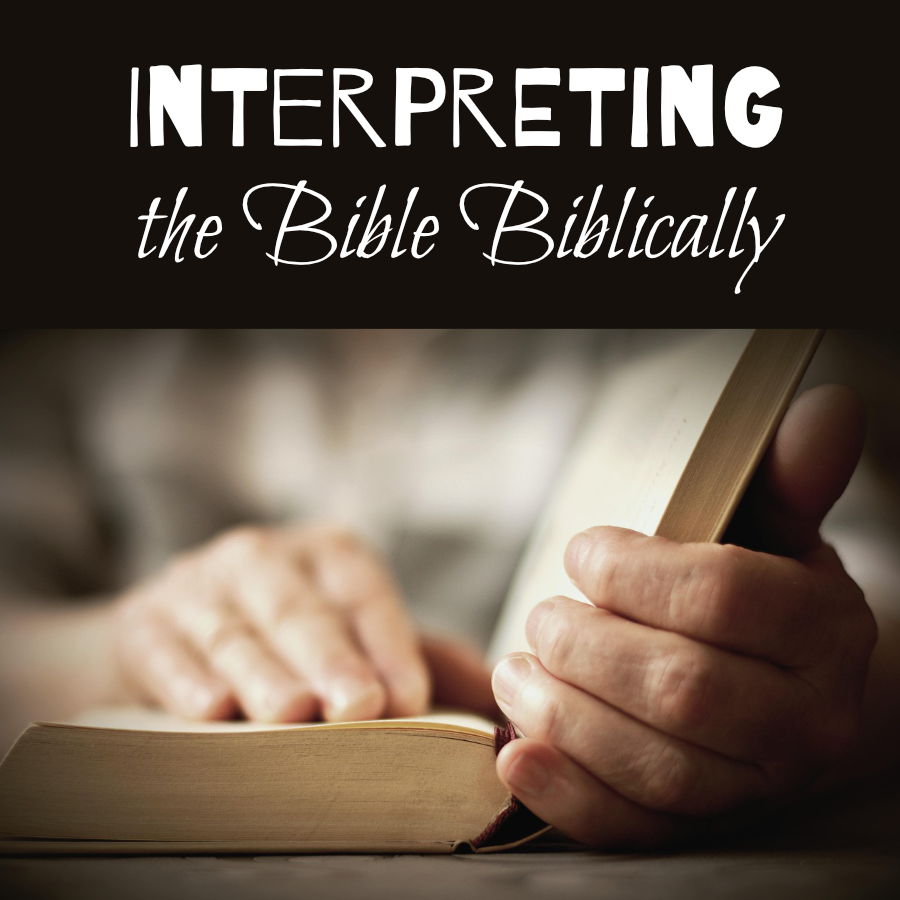 Interpreting the Bible Biblically Display Image