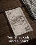 Ten Sheckles and a Shirt Display Image